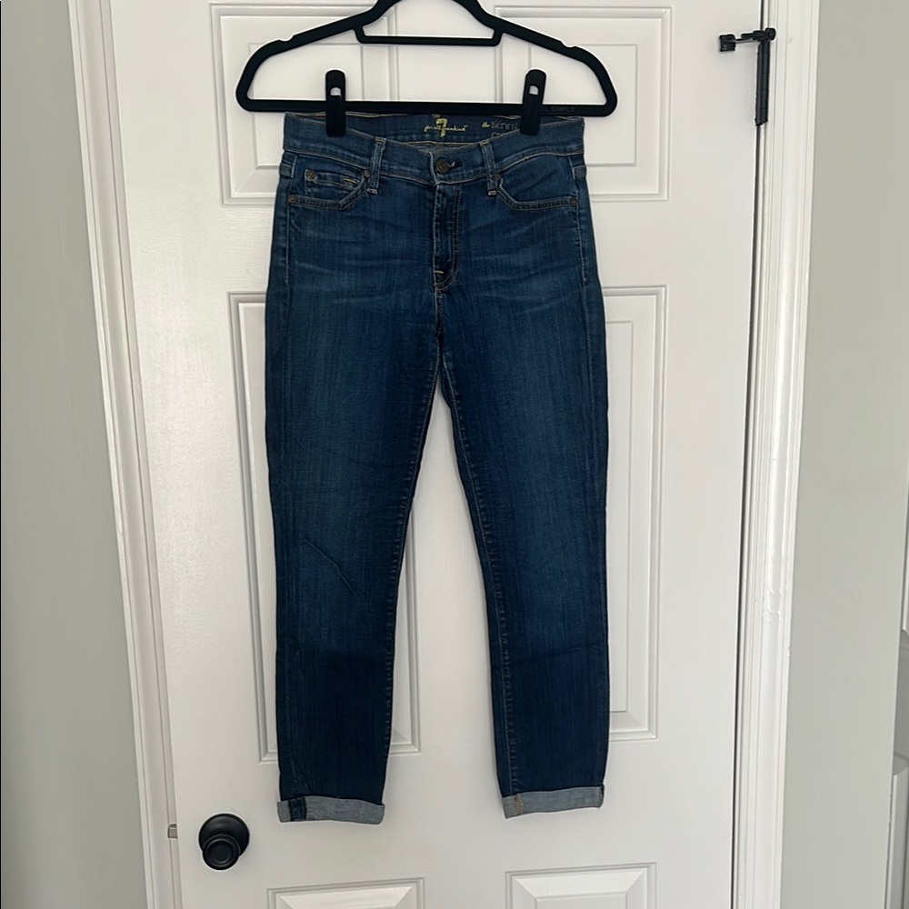 7 for all Mankind Skinny Crop and Roll